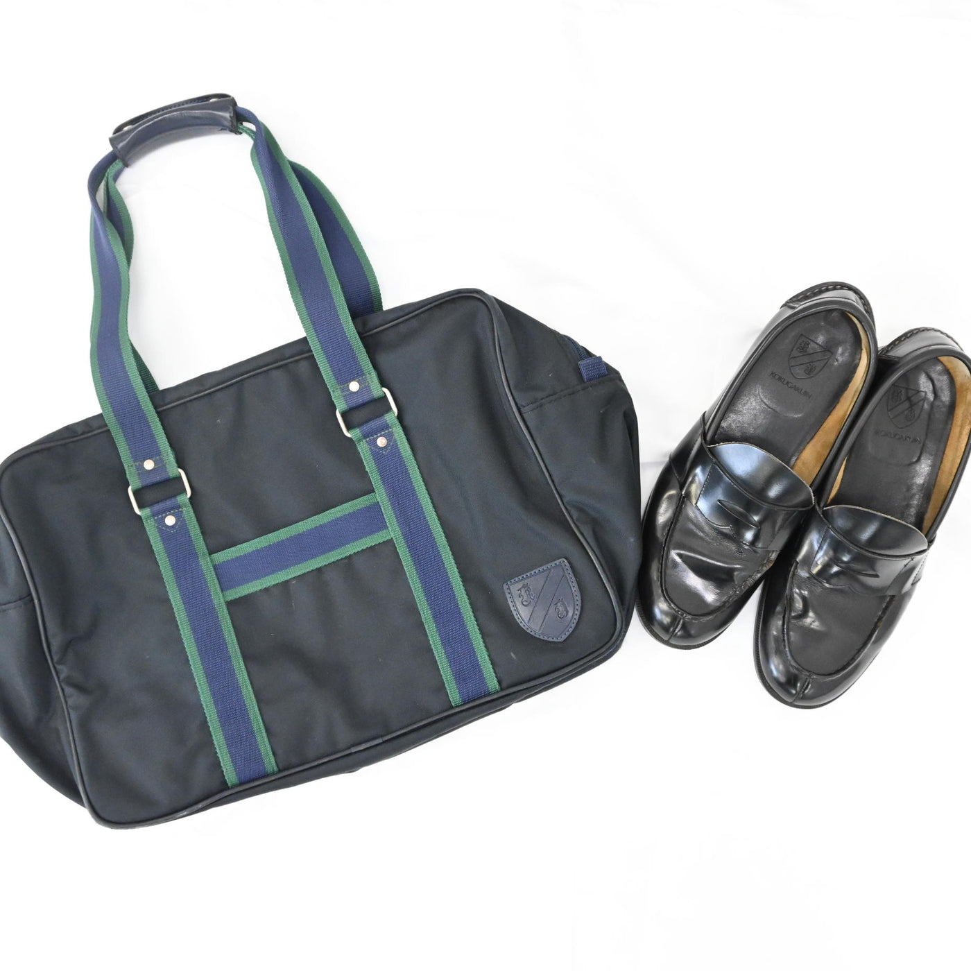 【中古】東京都 國學院高校 男子制服 2点（靴・カバン） sf000308