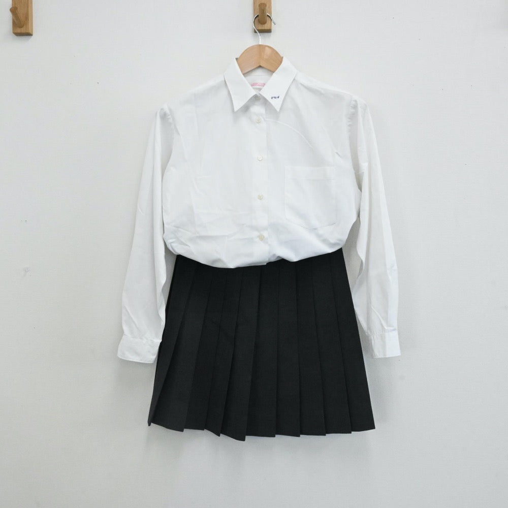 【中古】東京都 東京農業大学第一高校 女子制服 6点（ブレザー・ニット・ブラウス 長袖・スカート・リボン ） sf000315