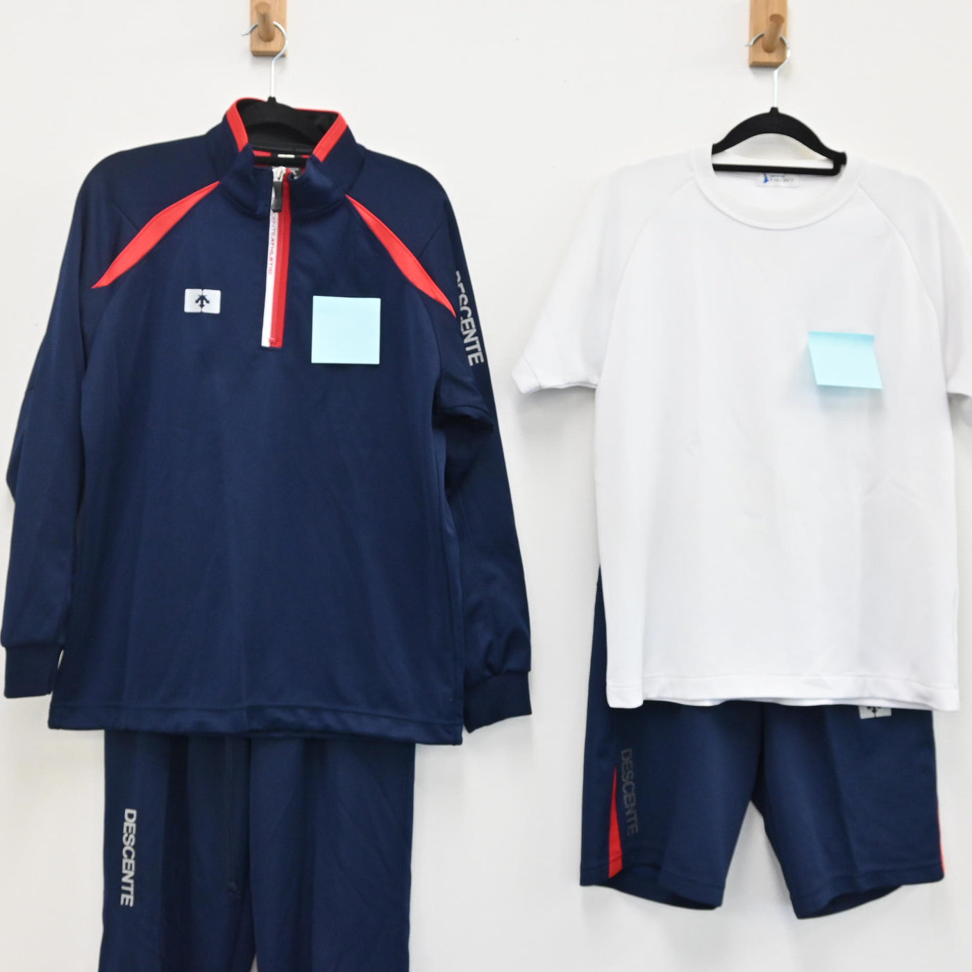 【中古】東京都 砧中学校 女子制服 4点（体操服 上・ジャージ 上・体操服 下・体操服 下・ジャージ 下 ） sf000327