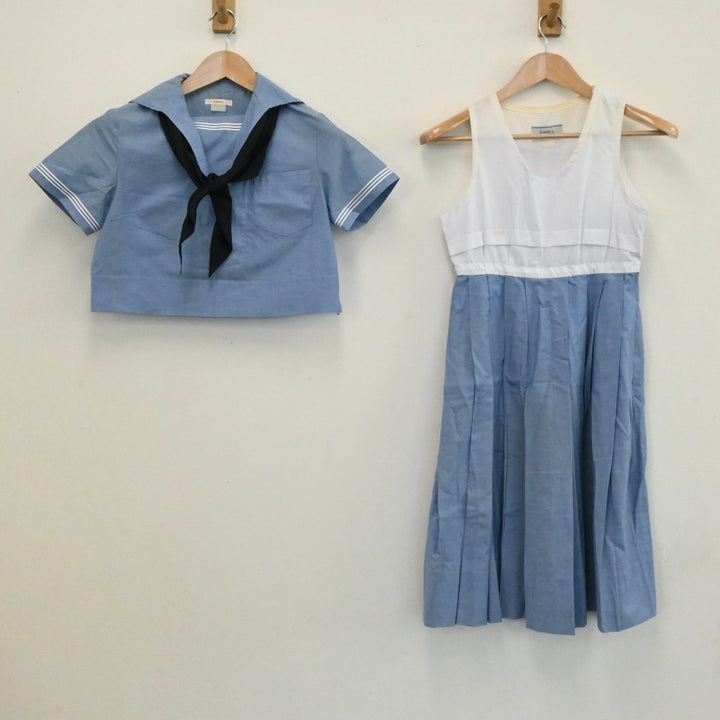 中古制服】熊本県 ルーテル学院中学・高校 女子制服 4点（セーラー服 夏・セーラー服 夏・スカーフ・カーディガン ）  sf000328【リサイクル学生服】 | 中古制服通販パレイド