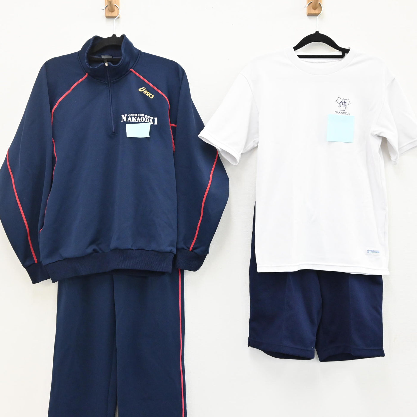 【中古】神奈川県 横浜市立仲尾台中学校 女子制服 4点（体操服 上・ジャージ 上・体操服 下・体操服 下・ジャージ 下 ） sf000349