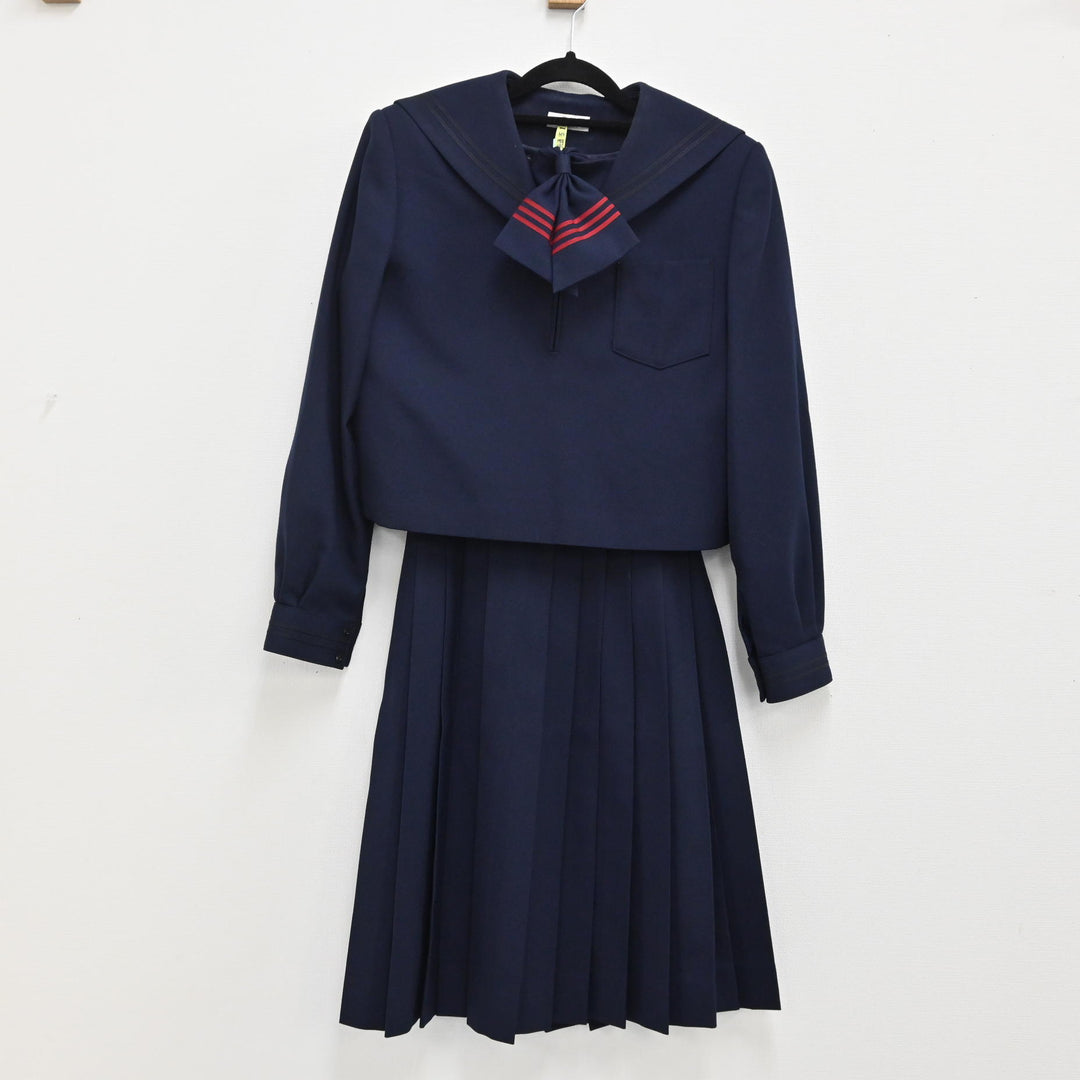 【中古制服】神奈川県 田園調布学園中等部高等部 女子制服 5点（セーラー服 冬・セーター・スカート・靴下・スカーフ・リボン）  sf000353【リサイクル学生服】 | 中古制服通販パレイド