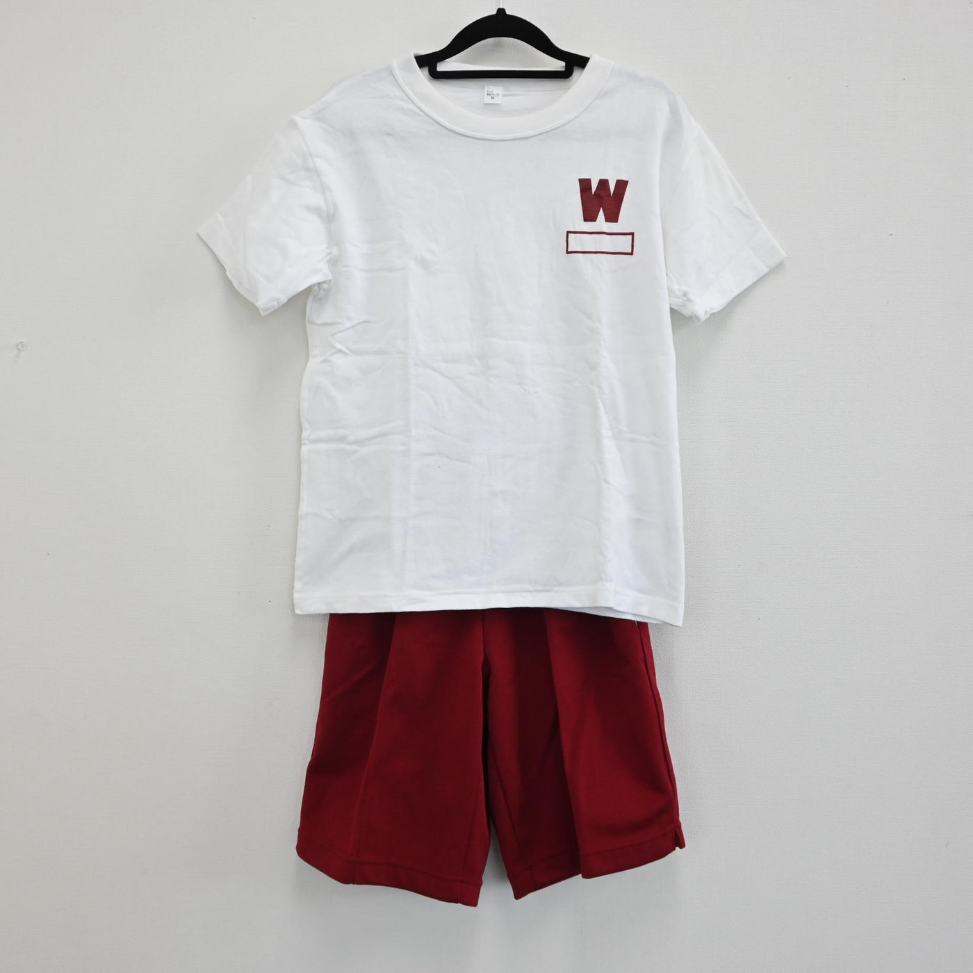 【中古】東京都 早稲田実業高校 女子制服 2点（体操服 上・体操服 下） sf000407