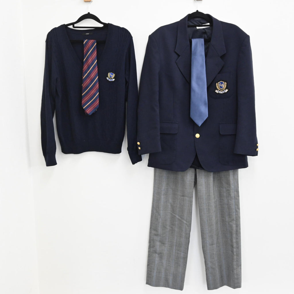 愛知県 安城学園 男子高校生 夏服 制服 ズボン - パンツ