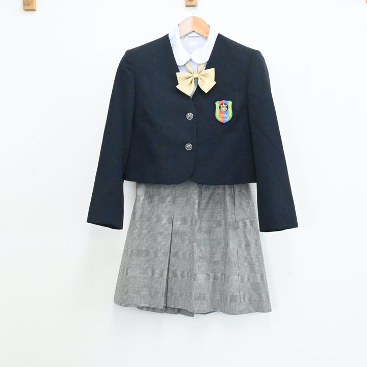 中古制服】大阪府 八尾市立曙川中学校 女子制服 4点（ブレザー
