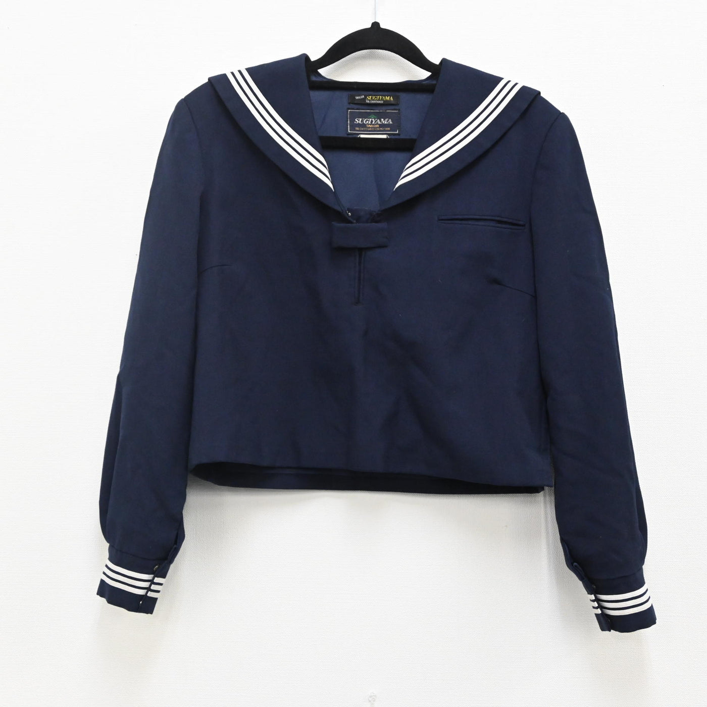 【中古】東京都 青戸中学校 女子制服 1点（セーラー服 冬 ） sf000564