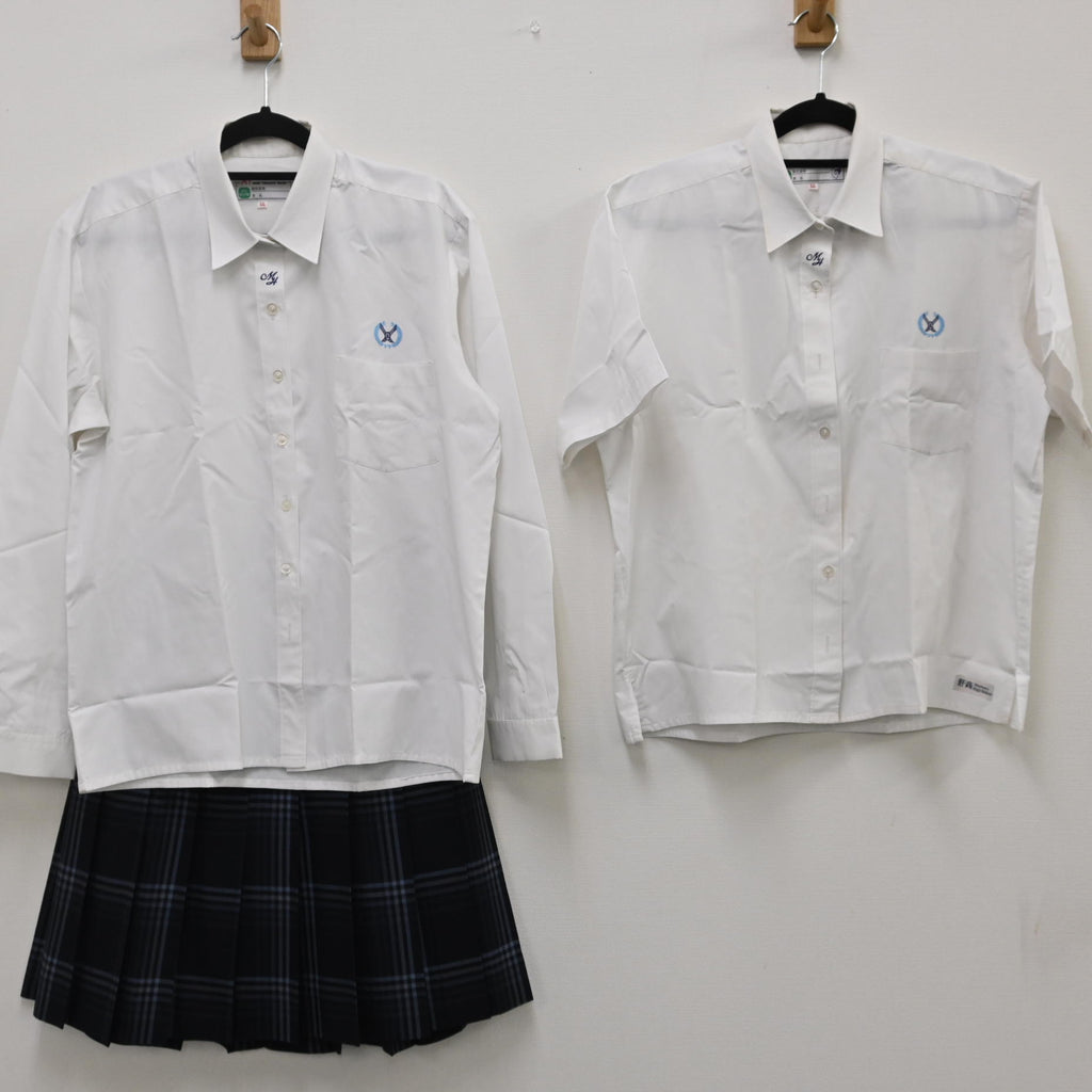 前原高校男子制服、ブレザー、3Lシャツ一枚