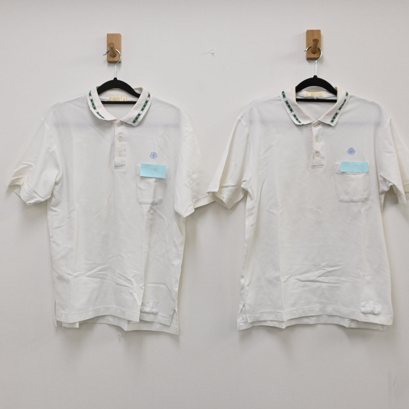 【中古】福岡県 宇美中学校 男子制服 2点（ポロシャツ・ポロシャツ） sf000597