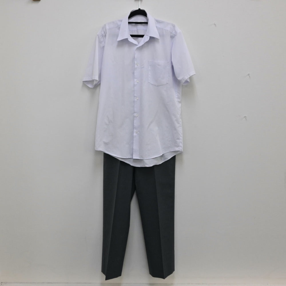 【中古】福岡県 香住丘高校 男子制服 4点（ズボン 夏・シャツ 半袖） sf000604