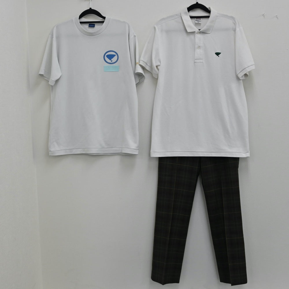 【中古】群馬県 高崎市立高崎経済大学附属高等学校 女子制服（シャツ・体操服 上・ズボン）sf000647
