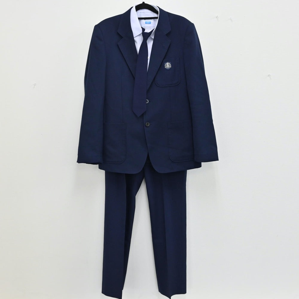 【中古】東京都 東京都葛飾区立新宿中学校 男子制服（ブレザー・ズボン・シャツ）sf000729