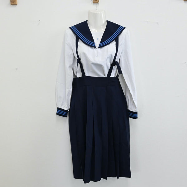 【中古制服】熊本県 熊本東稜高校 女子制服（セーラー服・スカート