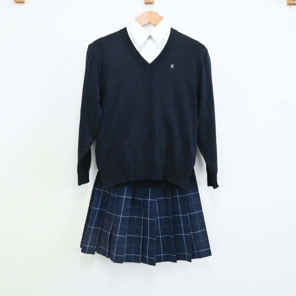 中古制服】東京都 駒込高校 女子制服（ブレザー・ニット・シャツ・スカート）sf000760【リサイクル学生服】 | 中古制服通販パレイド