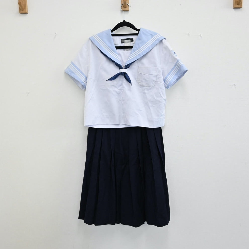 【中古】神奈川県 横浜隼人高校 女子制服（セーラー服・スカート）sf000767