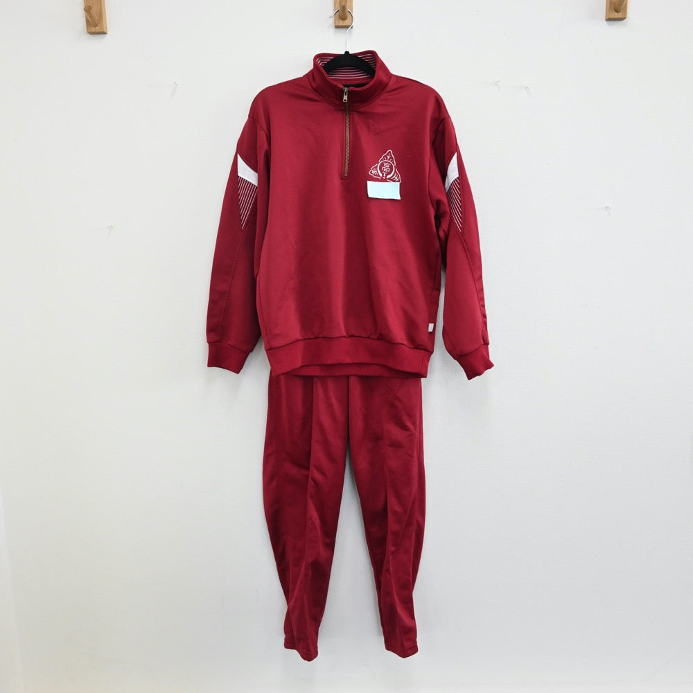 【中古】岡山県 津山高校 女子制服（ジャージ 上・ジャージ 下）sf000777