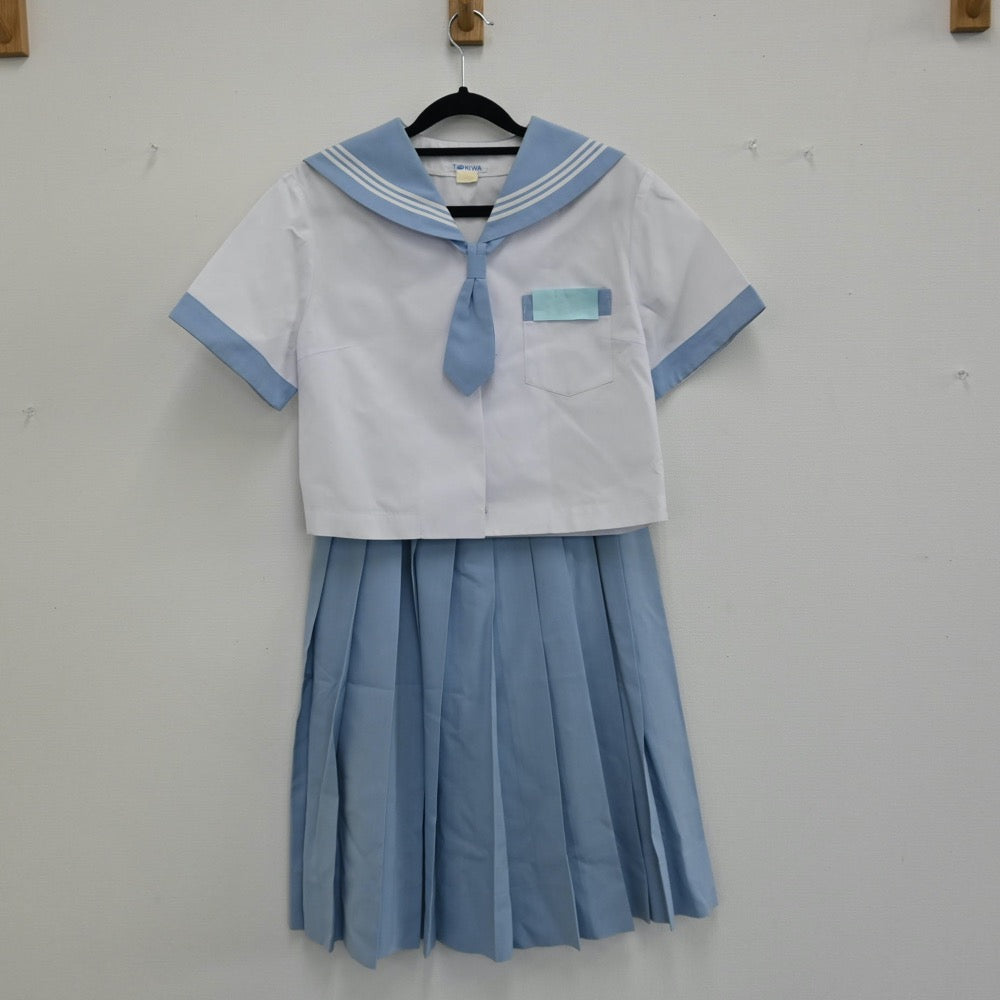 【中古】大分県 城崎中学校 女子制服（セーラー服・スカート）sf000797
