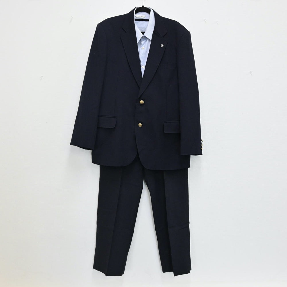 【中古】東京都 東京都立田無高等学校 男子制服（ブレザー・ズボン・シャツ）sf000802