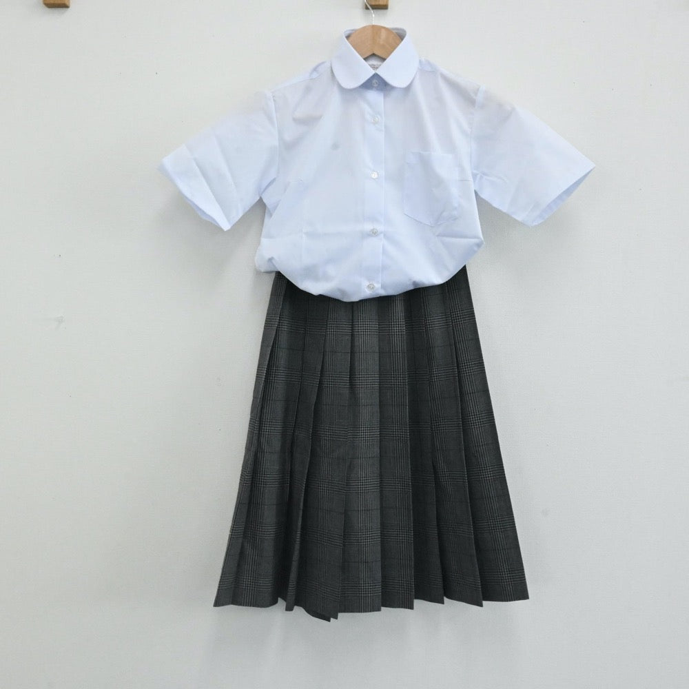 【中古】静岡県 立川根高等学校 女子制服（ブレザー・スカート・シャツ）sf000811