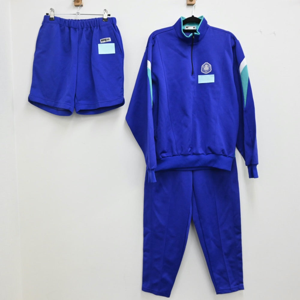 【中古】千葉 千葉県立市原八幡高等学校 女子制服 3点（ジャージ 上・ジャージ 下・体操服 下）sf000860