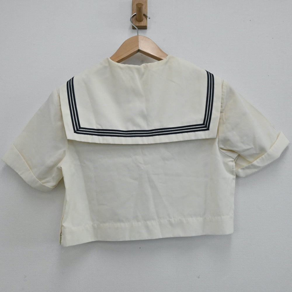 【中古】福岡県 博多女子高等学校 女子制服 3点（セーラー服）sf000951