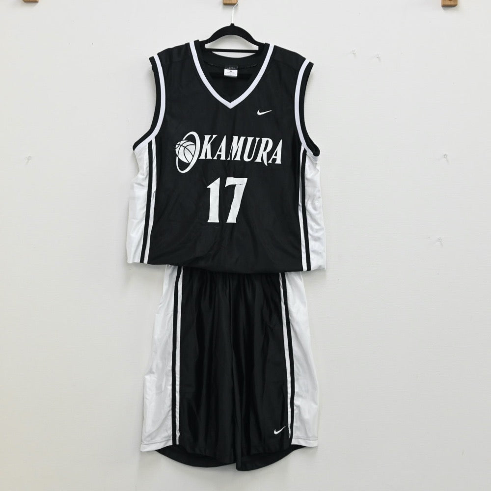 【中古】神奈川県 横浜市立岡村中学校　バスケ部ユニフォーム 女子制服 2点（ 部活ユニフォーム 上下）sf000955