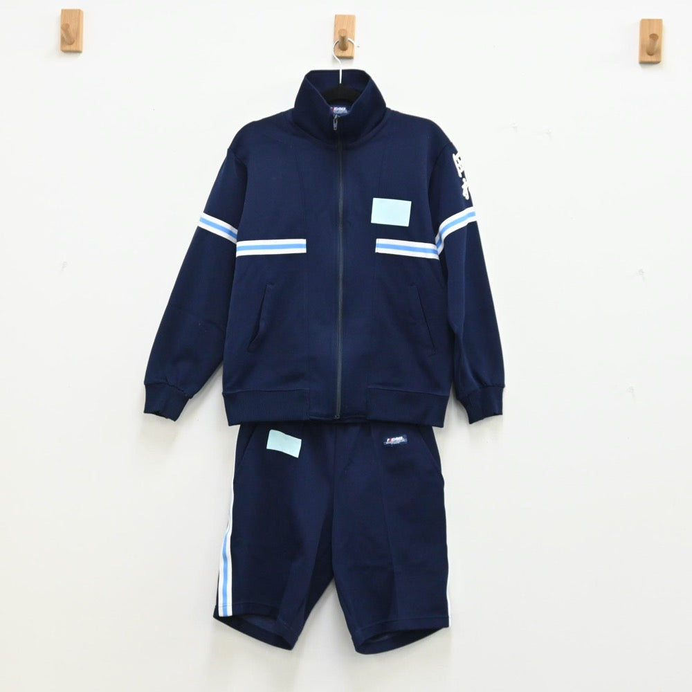【中古】神奈川県 横浜市立岡村中学校 女子制服 2点（ジャージ 上・ジャージ 下）sf000958