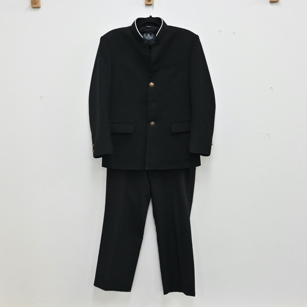 【中古】京都府 京都市立桃山中学校 男子制服 2点（学ラン・ズボン）sf000973