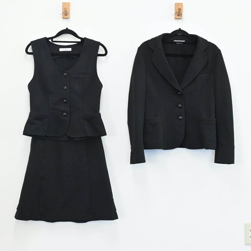 【中古】会社制服 会社女子事務服 3点 sf001013