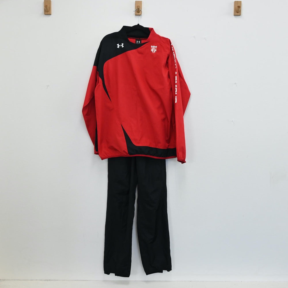 【中古】岩手県 岩手高等学校 男子制服 2点（ジャージ 上・ジャージ 下）sf001025
