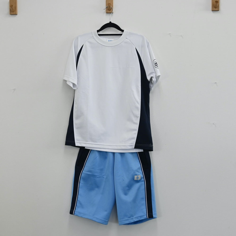 【中古】新潟県 新潟清心女子中学校 女子制服 3点（体操服 上・体操服 下）sf001049
