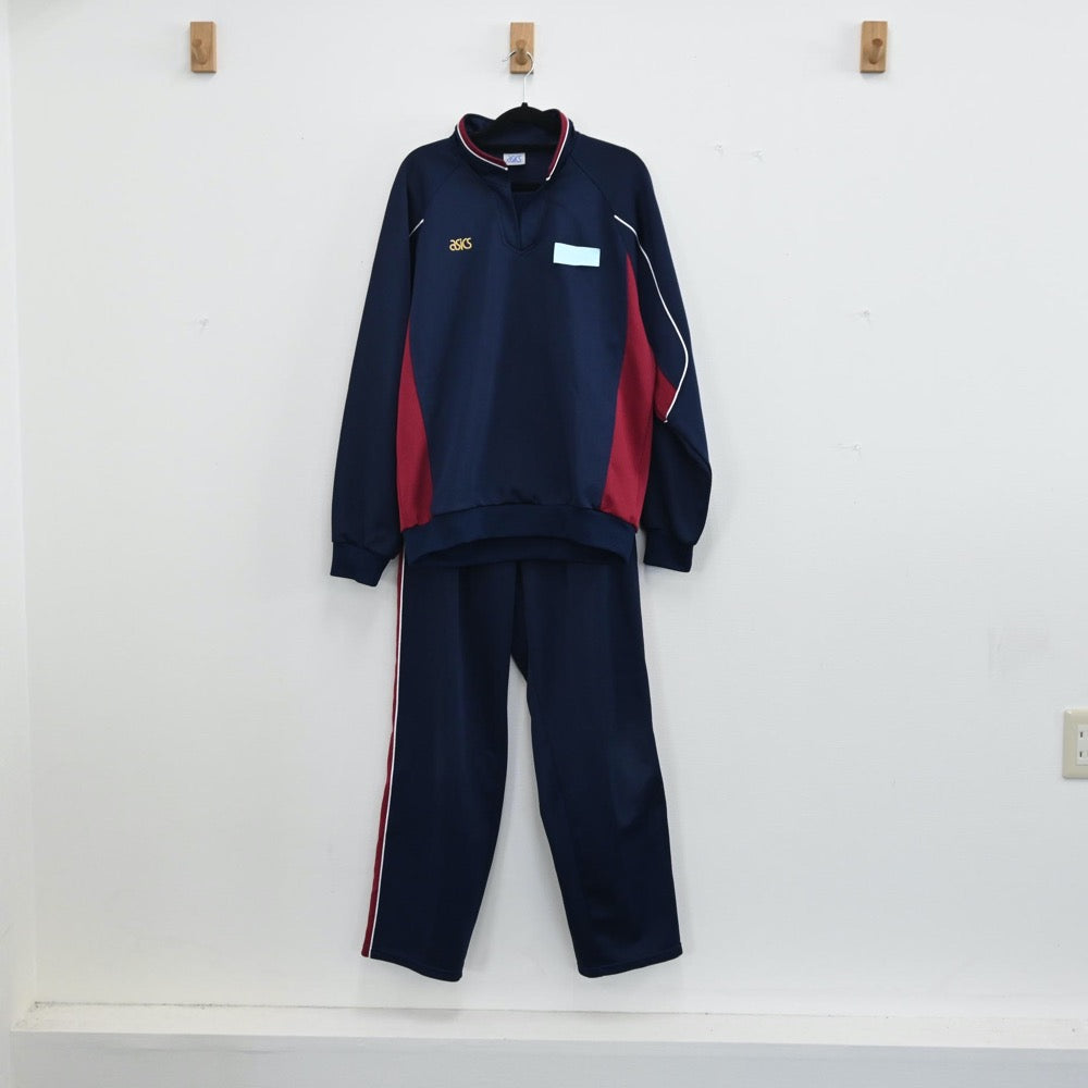 【中古】埼玉県 埼玉県立和光高等学校 男子制服 2点（ジャージ 上・ジャージ 下）sf001054