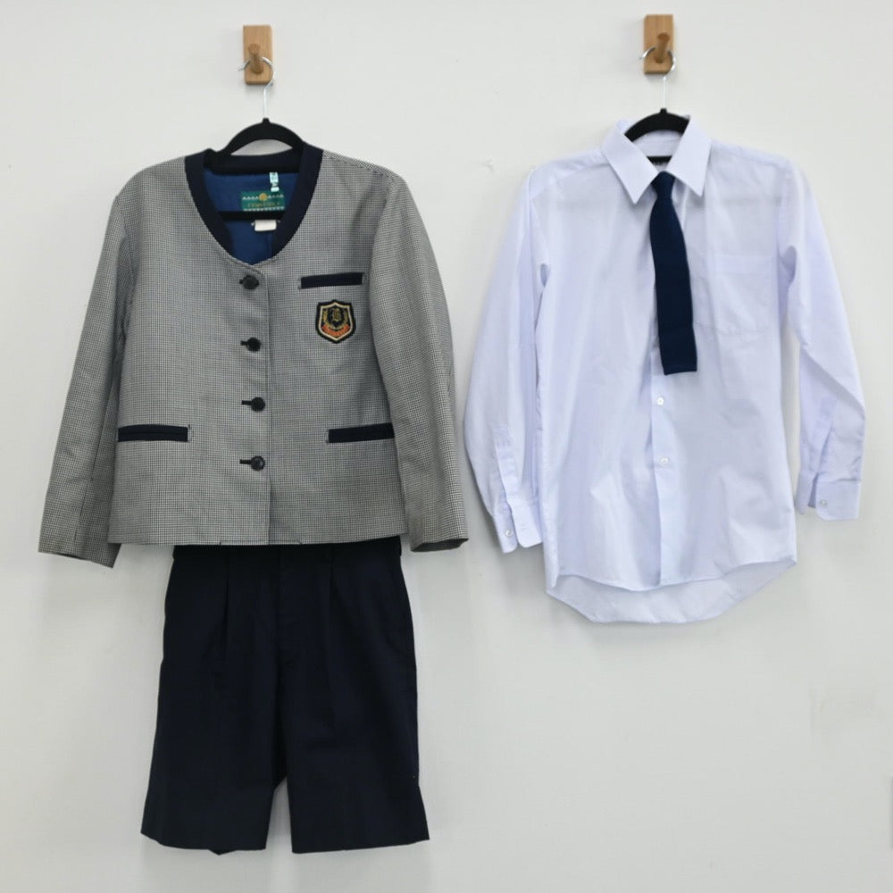 【中古】小学校制服 京都文教短期大学付属小学校 4点 sf001120