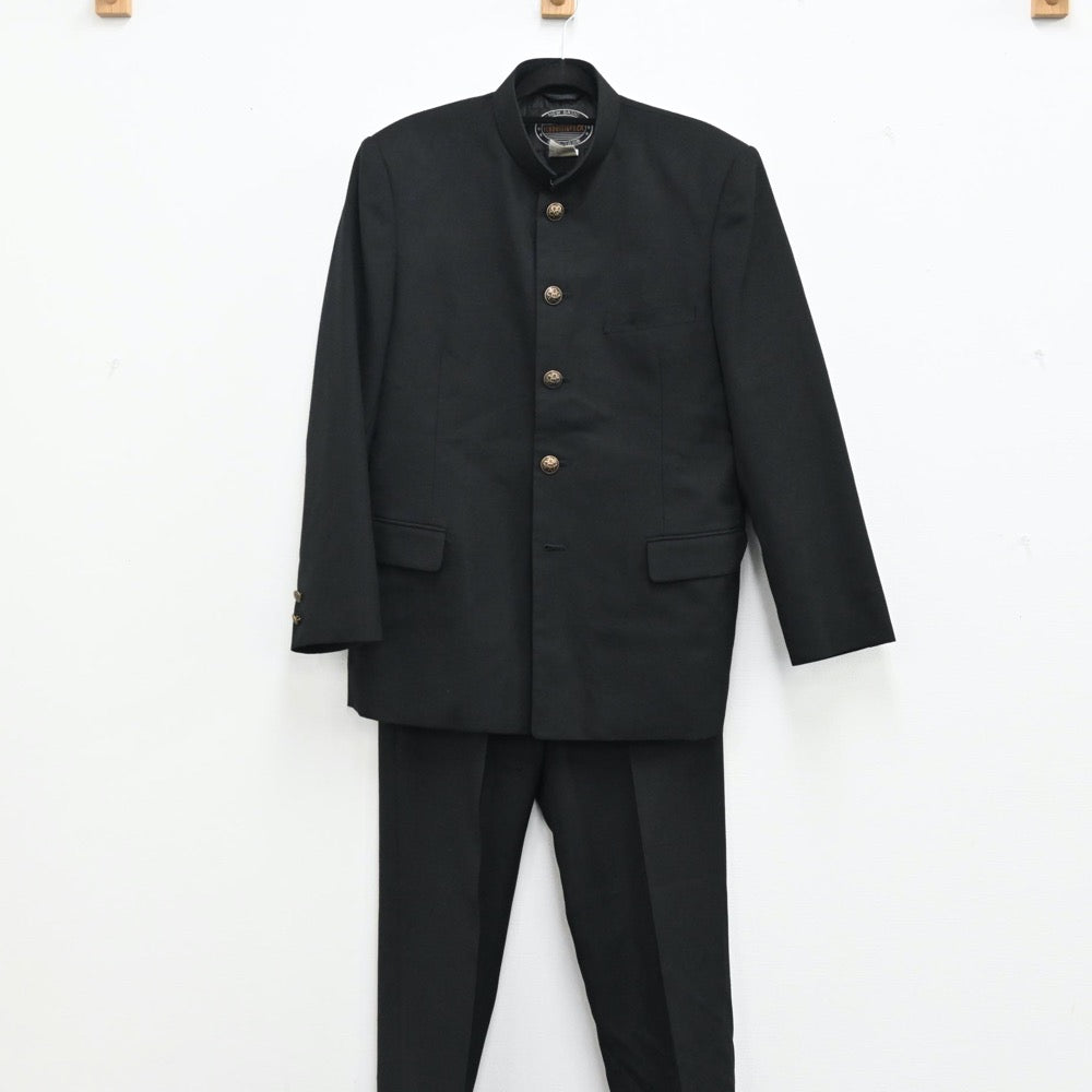【中古】兵庫県 県立芦屋高校 男子制服 2点（学ラン・ズボン）sf001166
