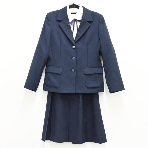 【中古】宮城県 宮城学院高等学校 女子制服 4点（ブレザー・シャツ・スカート・スカート）sf001203