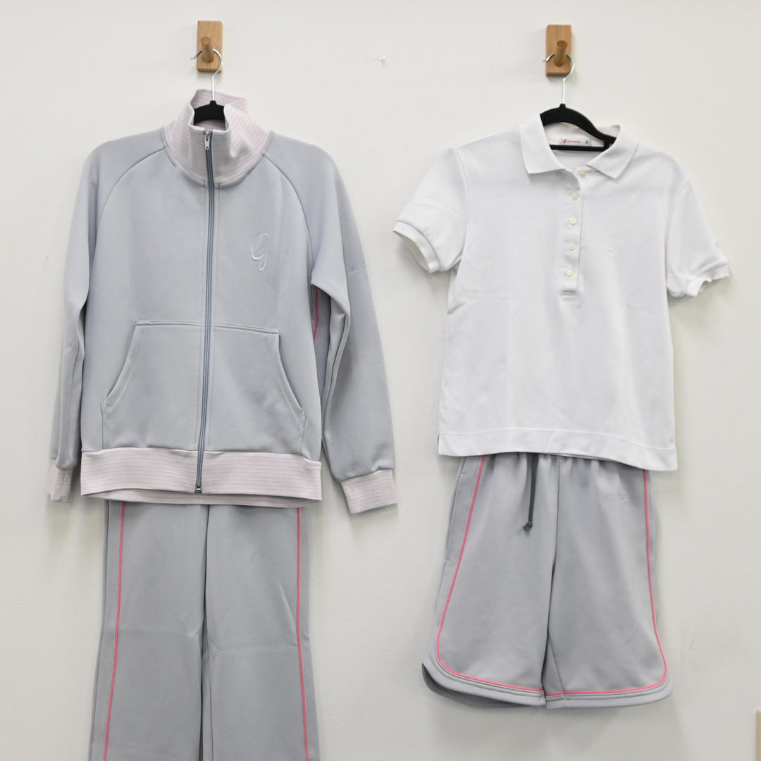 【中古制服】東京都 旧小野学園女子中学校（現：品川翔英中学校） 女子制服 4点（ジャージ 上・ジャージ 下・体操服 下・体操服  上）sf001211【リサイクル学生服】 | 中古制服通販パレイド