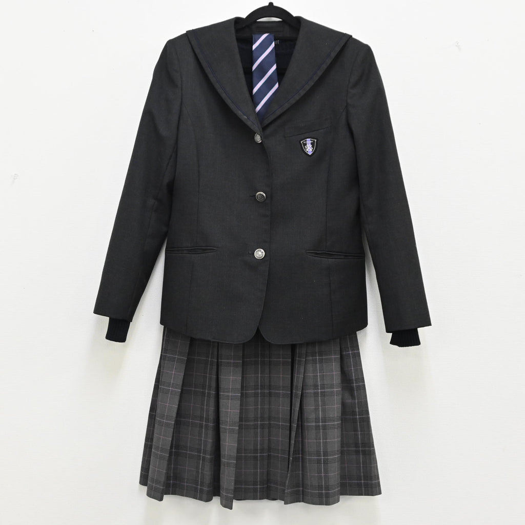 中古制服】千葉県 千葉県立小金高等学校 女子制服 5点（ブレザー