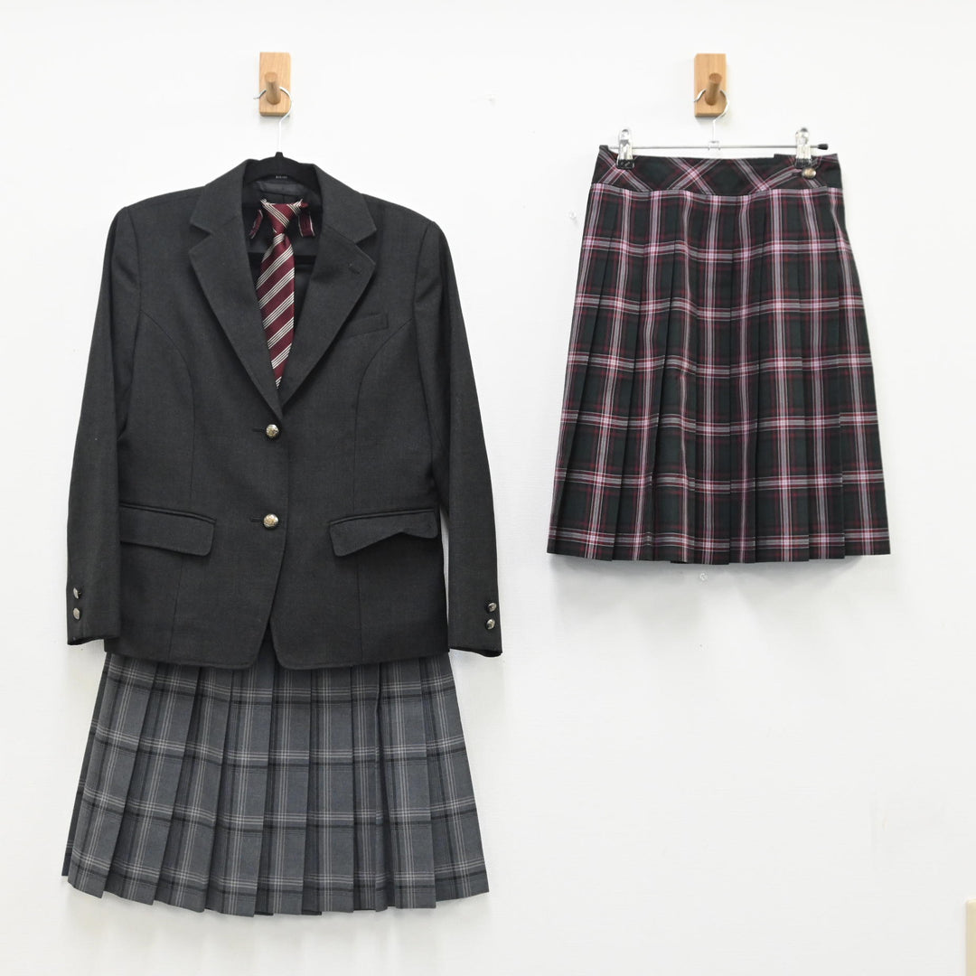 【中古】埼玉県 昌平高等学校 女子制服 3点（ブレザー・スカート）sf001253