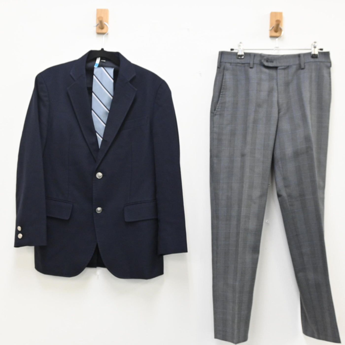 【中古】東京都 京華中学校 男子制服 3点（ブレザー・ズボン）sf001296