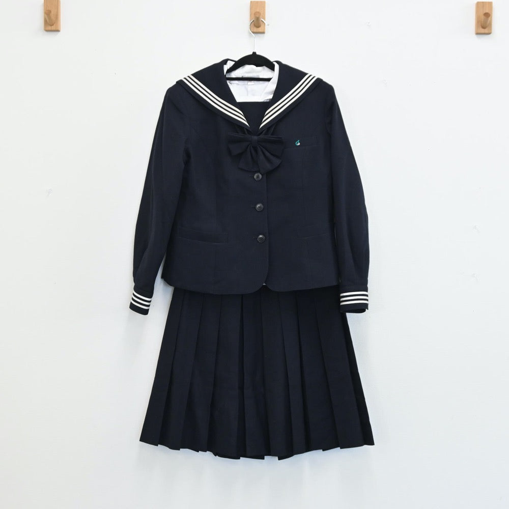 【中古】東京都 大田桜台高等学校 女子制服 4点（セーラー服・スカート）sf001315