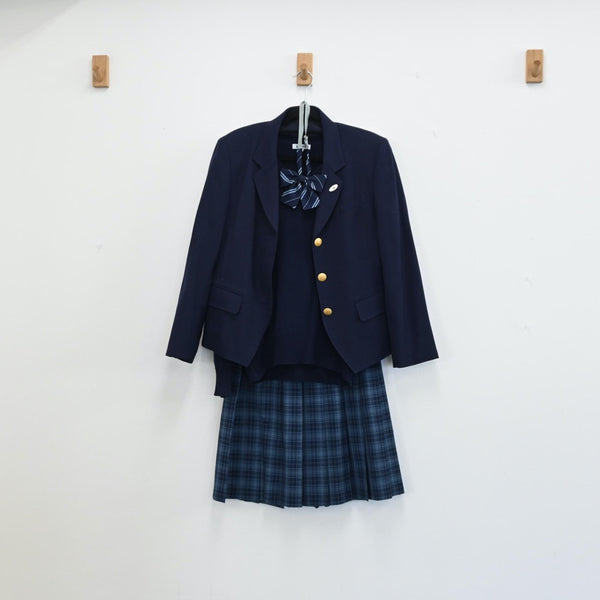 中古制服】千葉県 敬愛学園高等学校 女子制服 4点（ブレザー・ニット・スカート）sf001333【リサイクル学生服】 | 中古制服通販パレイド