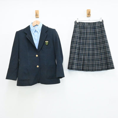 【中古】東京都 正則高等学校 女子制服 3点（ブレザー・シャツ・スカート）sf001380