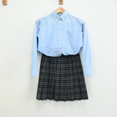 【中古】東京都 正則高等学校 女子制服 3点（ブレザー・シャツ・スカート）sf001380