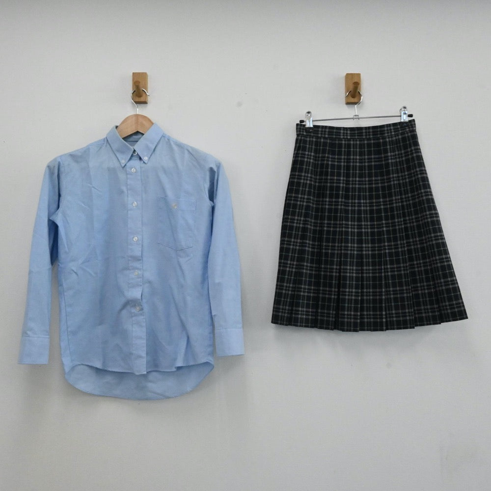 【中古】東京都 正則高等学校 女子制服 3点（ブレザー・シャツ・スカート）sf001380