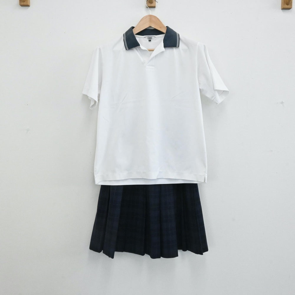 中古制服】岡山 岡山芳泉高校 女子制服 5点（シャツ・ニットベスト・スカート）sf001401【リサイクル学生服】 | 中古制服通販パレイド