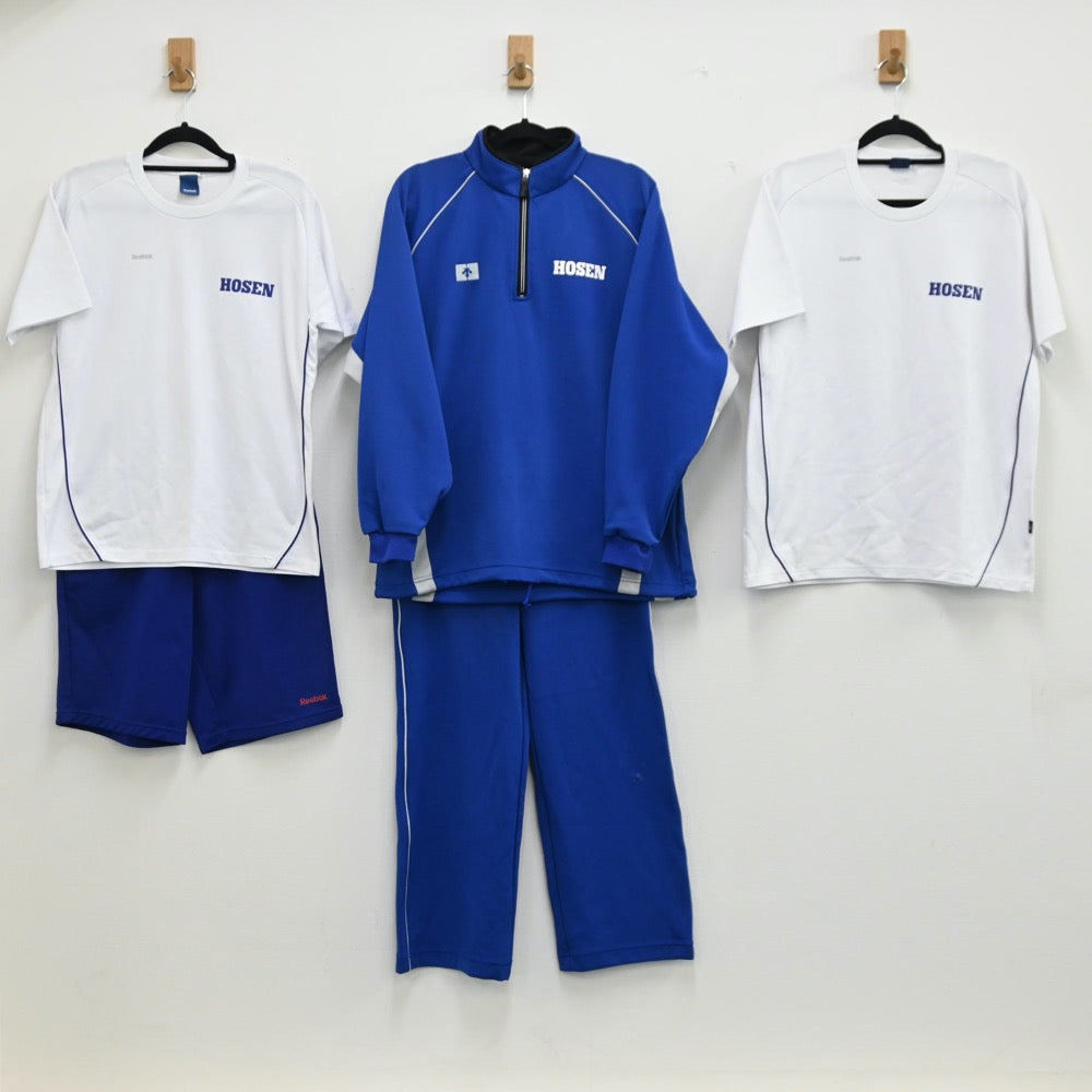 【中古】岡山県 岡山芳泉高校 女子制服 5点（ジャージ 上・体操服 上・ジャージ 下・体操服 下）sf001413