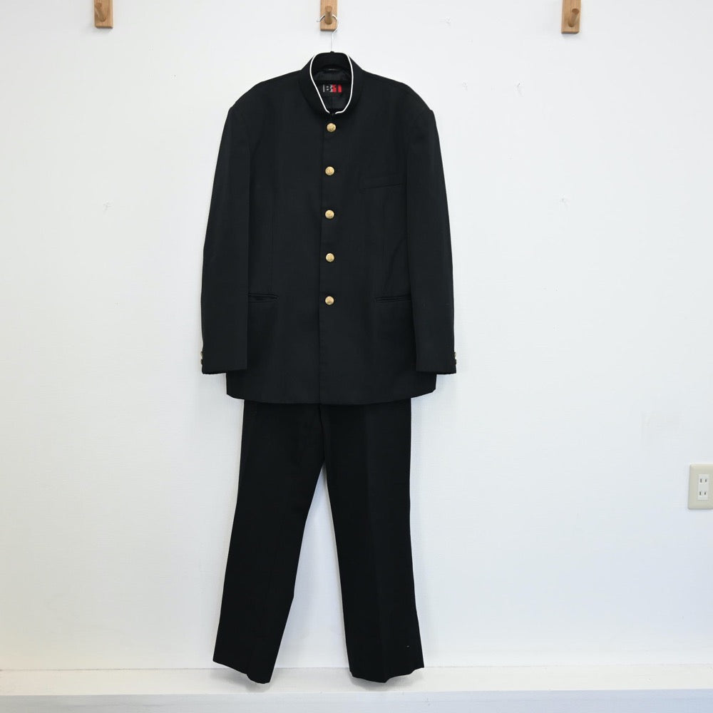 【中古】福岡県 筑紫丘高校 男子制服 2点（学ラン・ズボン）sf001472