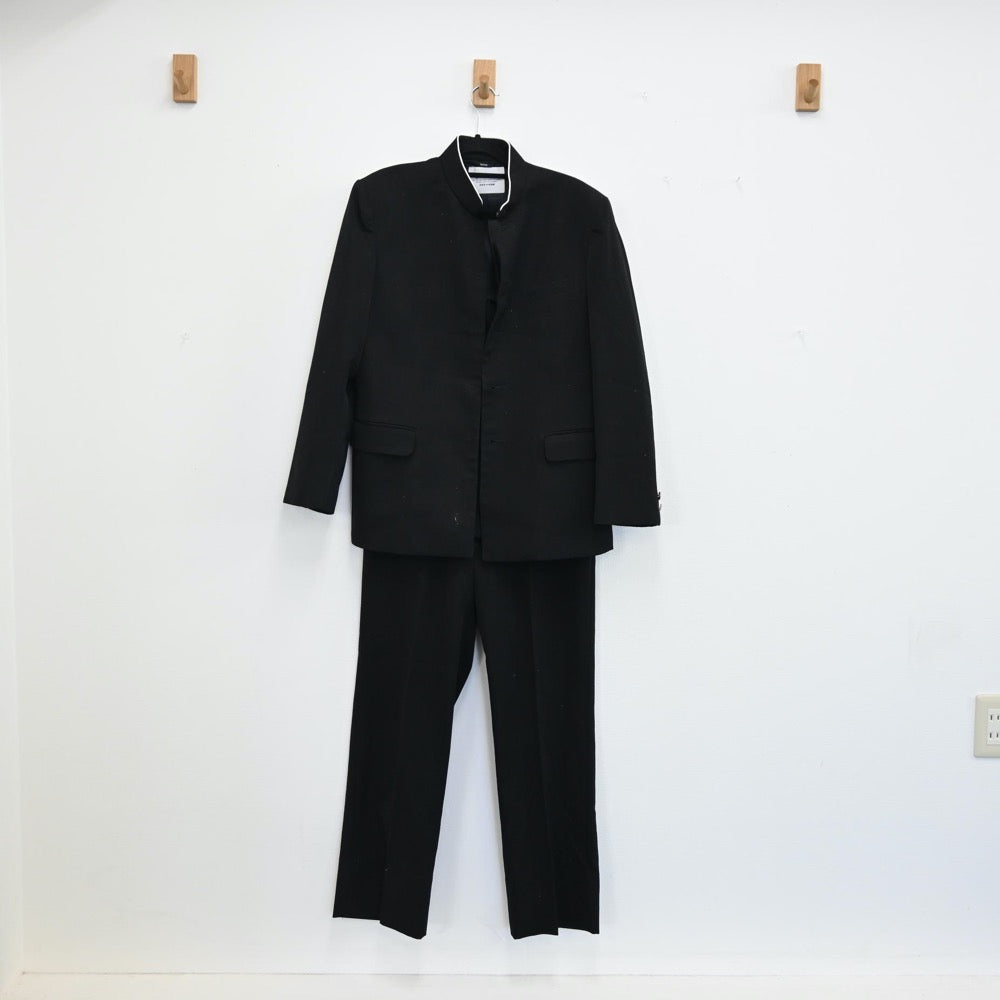 【中古】茨城県 麻生中学校 男子制服 2点（学ラン・ズボン）sf001479