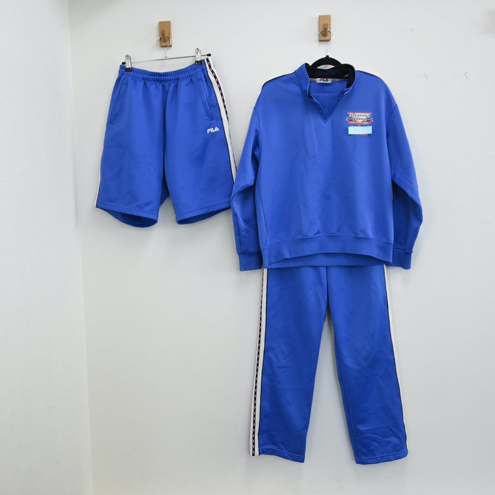 【中古】静岡県 南陽中学校 女子制服 3点（ジャージ 上・ジャージ 下・体操服 下）sf001506