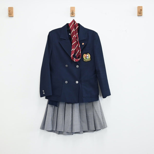 中古制服】熊本県 東海大学付属熊本星翔高等学校 女子制服 4点（ブレザー・ニット・スカート）sf001523【リサイクル学生服】 | 中古制服 通販パレイド