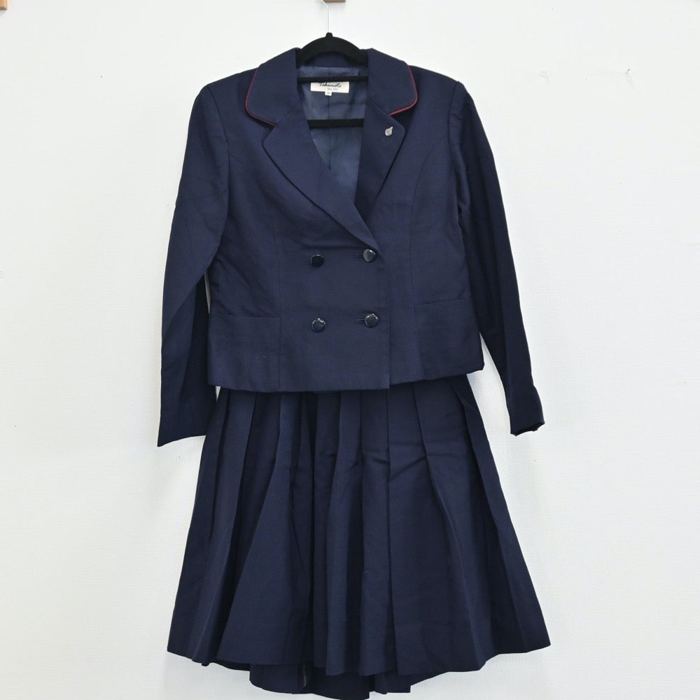 【中古】熊本県 熊本商業高校 女子制服 2点（ブレザー・スカート）sf001524